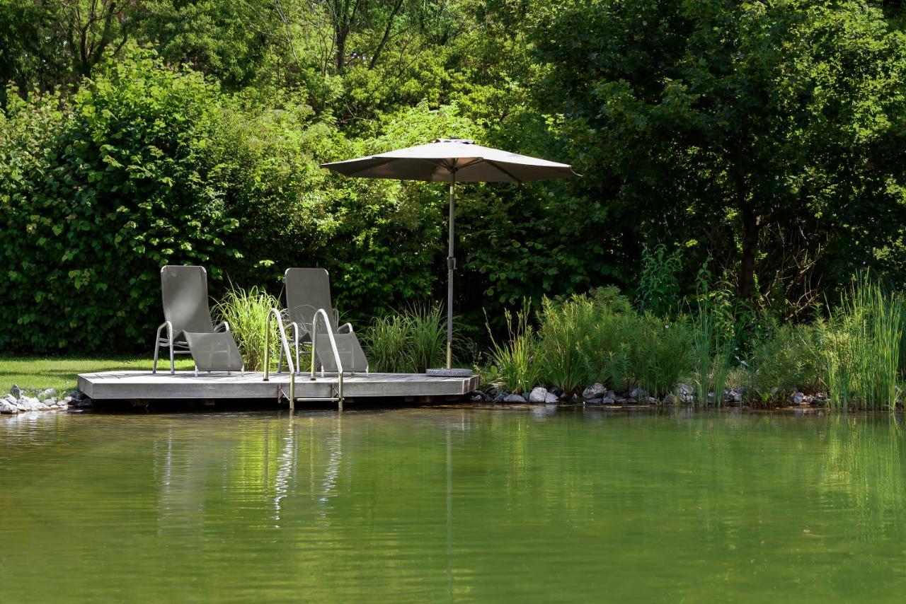 Romantic Wooden Lodge,Sauna,Schwimmteich,Alleinstehend,Absolut Ruhig Hessisch Oldendorf Exteriér fotografie