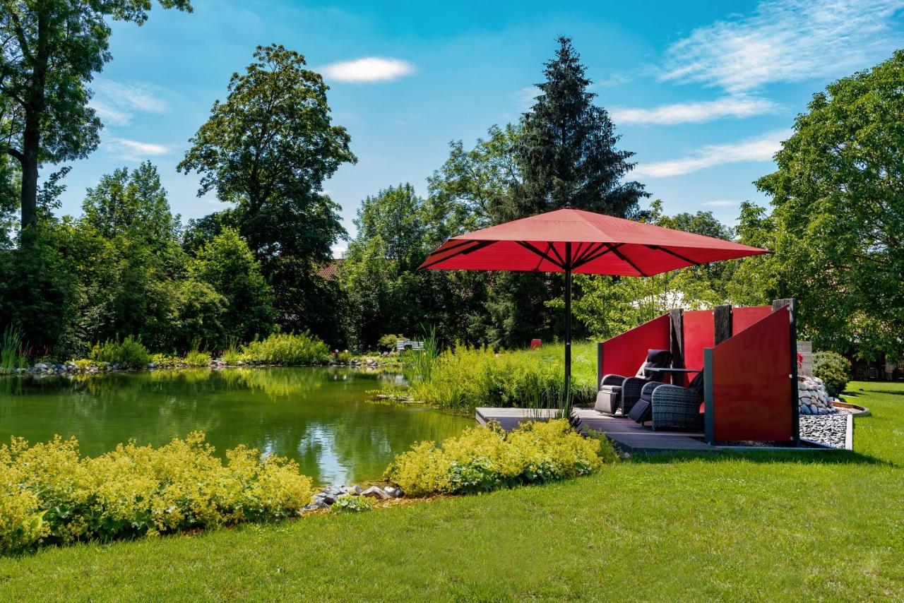 Romantic Wooden Lodge,Sauna,Schwimmteich,Alleinstehend,Absolut Ruhig Hessisch Oldendorf Exteriér fotografie
